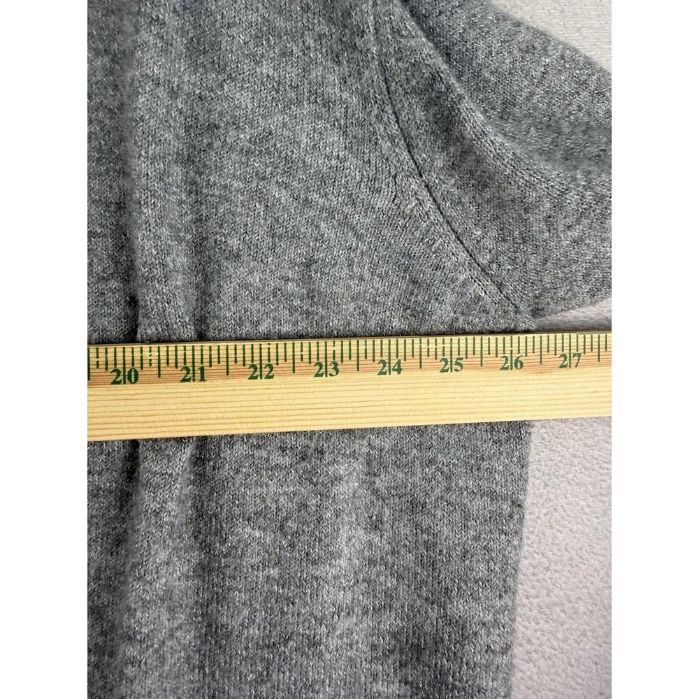 Loft Women's XL Colorblock Striped Front Pockets Nylon Wool Blend Open‎ cardigan